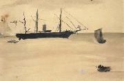 Edouard Manet Le Kearsargee a Boulogne (mk40) china oil painting artist